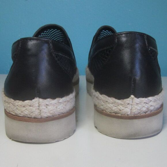 Makris Womens Size 8 / 38.5 Slip On Platform Espadrille Loafer Casual Shoes - Picture 4 of 14
